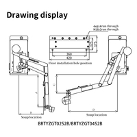 Braun Two Axis Servo Die Casting Robot 400-800T Máquina de llenado de sopa de dos ejes Máquina de alimentación de sopa automática tipo haz