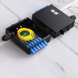 กล่องขั้วสายไฟเบอร์ออปติกแบบ6พอร์ตกล่องขั้วต่อสายไฟเบอร์ออปติก FTTH 35มม. เกรดอุตสาหกรรม - Product Image 4