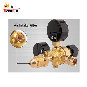 Régulateurs d'<span class=keywords><strong>argon</strong></span> et de CO2 en laiton <span class=keywords><strong>CGA580</strong></span>, 0-4500 PSI/0-10 BAR, avec tuyau de 2 m pour soudage au gaz – Vente chaude - Product Image 2