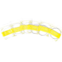 Grosir gitar nilon klasik senar transparan Pearlescent senar tahan lama 6-Piece Set instrumen aksesori