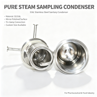 Échantillonneur de condensats de vapeur pur en acier inoxydable 316L