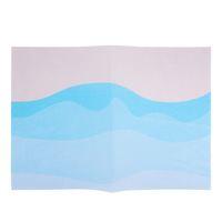 Sirènes thème A4 feutre autocollant scène créative réutilisable fille école bricolage ensemble pour cadeau enfants étudiant