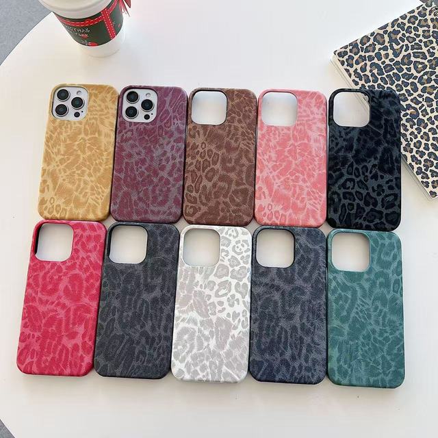 Luxury Phone Case Leopard Print Shockproof for IPhone