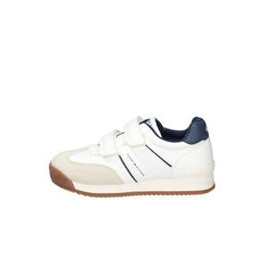 Zapatillas Tommy Hilfiger para Niños, Blancas y Azules, con Cierre de Velcro, Estilo Casual - Product Image 1
