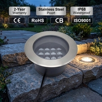 Lumière LED souterraine en acier inoxydable 304, étanche IP67, encastrée dans le sol, pour jardin, terrasse, allée, lampe 12V 24V, extérieur, paysage