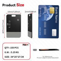 Traceur de portefeuille sans fil rechargeable Android ultra-mince, localisateur de cartes certifié Google Find Hub, carte de suivi mondial