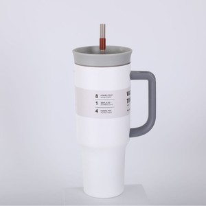 <span class=keywords><strong>Vaso</strong></span> Térmico de Acero Inoxidable 304 de 40oz con Asa, para Auto, Deportes al Aire Libre, Gran Capacidad, con Pajita, para Bebidas Frías, Alta Calidad - Product Image 6