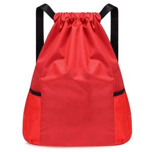 Sac à dos de sport portable à cordon de serrage, anti-éclaboussures, avec logo personnalisé, pour hommes, femmes et jeunes, idéal pour le campus - Product Image 3