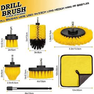 Ensemble de 7 brosses électriques portables pour perceuse, outil de nettoyage sans fil pour <span class=keywords><strong>visseuse</strong></span>, accessoire de <span class=keywords><strong>voiture</strong></span> - Product Image 2