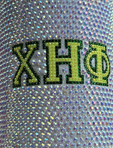 40oz confraternita greco Chi Eta Phi Bling bicchieri di strass XHO Chi Eta Phi 1932 tazze di strass con manico e coperchi - Product Image 3