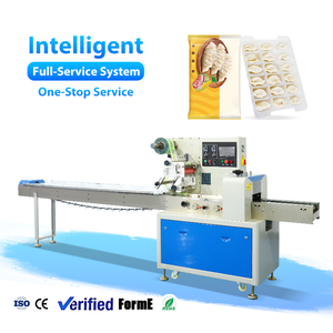 Sistema de Envasado Automático Flow Wrapper, Máquina Envasadora de Dumplings Congelados Rápidamente con Bandeja - Product Image 1