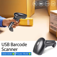 Escáner de Códigos QR USB Inalámbrico, Lector de Códigos de Barras 2D, Sensor de Imagen CMOS, PDF417, Compatible con Pantalla Móvil MAC, Marca YOKO, 1 Año de Garantía