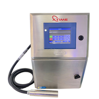 Máquina automática de codificación de impresión de inyección de tinta con fecha de caducidad de código de lote de 3 filas de caracteres pequeños con cinta transportadora