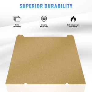 Placa de construcción PEI de hoja de acero de resorte de doble cara para impresora 3D, cama caliente para <span class=keywords><strong>Creality</strong></span> K1 K1C, S1/Pro, S1/Pro, V3, SE/KE, 2, 2, 1, 2, 1, 2 - Product Image 4