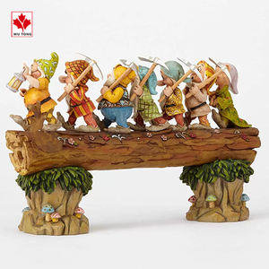 Wutong Resin手作り手作り7人の小人像庭装飾用 - Product Image 4