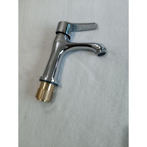 Copper <b>Basin</b> Faucet <b>Single</b> Handle Deck Mounted Ceramic Valve Core <b>Single</b> Hole Bathroom Sink <b>Tap</b> - Product Image 2