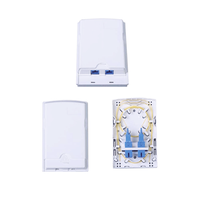 FTTH Fiber Optic Terminal Box 2 Port SC/LC Type 2 Core Mini Optic Terminal ODF Box Indoor