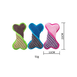 Juguete de Peluche Personalizado para Mascotas, en Forma de Hueso, con Sonido, Juguete Interactivo para Perros, Juguete para Limpiar los Dientes, Juguete para Masticar para Perros - Product Image 6