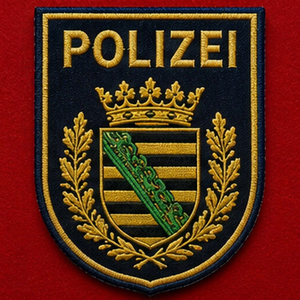 German Machine Embroidered Badges High Quality Embroidered Uniform Patches Custom Logo OEM ODM Bulk Supply Export Manufacturer - Product Image 1