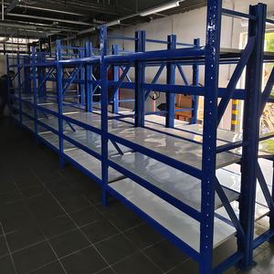 מערכת מדפים מתכווננת למחסן 300 ק\\\"ג, 7 קומות, מדפי מתכת עמידים, מתאימה למוסך, ניתנת להתאמה אישית, מדף תעשייתי - Product Image 2