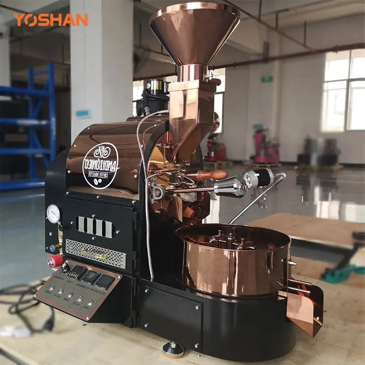 Yoshan 샘플 홈 장인 온도 제어 전기 20Kg 15Kg 2Kg 1Kg 상업용 콩 기계 커피 로스터 판매