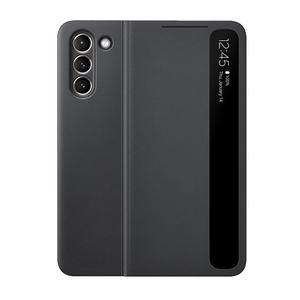 Cover ribaltabile intelligente per Samsung <span class=keywords><strong>Galaxy</strong></span> <span class=keywords><strong>S21</strong></span> Ultra Flip-free Window View Smart Chip custodia in pelle per <span class=keywords><strong>Galaxy</strong></span> <span class=keywords><strong>S21</strong></span> <span class=keywords><strong>Plus</strong></span> - Product Image 5