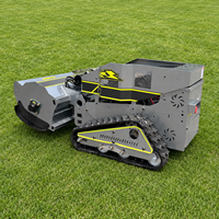 Tondeuse robotisée RC Engineering 1000 mm à essence, sur chenilles, télécommandée, zéro-turn, pour pentes, certifiée CE EPA Euro 5, haute performance