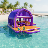 Meng Rui Si MRS-163 Bar de piscine gonflable en PVC, protection UV, ignifuge, étanche, pour l'extérieur, la cour, les fêtes, les vacances