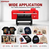 Imprimante DTG A3 haute vitesse CE Kenteer à double station, machine d'impression industrielle automatique de t-shirts pour petites entreprises de vêtements