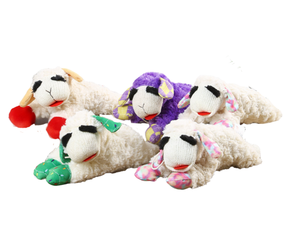 FuturePets Giocattolo per Cani a Forma di Costolette di Agnello con Squeaker - Gioco Morbido da Masticare per Cuccioli, Interattivo e Premio per l'Addestramento - Product Image 1