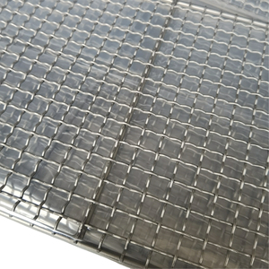 Titânio portátil Grill <span class=keywords><strong>Net</strong></span> Mesh para Outdoor Camping Caminhadas Woven Plain Weave Barbecue <span class=keywords><strong>Wire</strong></span> Cloth Outdoor <span class=keywords><strong>Wire</strong></span> Mesh para Churrasco - Product Image 6