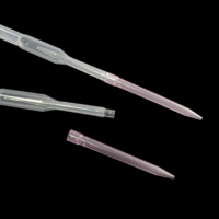 Médical Volume Exact Différent Stérile Jetable Quantitative Pasteur Burette Double Ampoule Pipette En Plastique