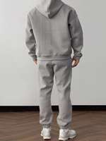 Vêtements personnalisés pour hommes vêtements de rue sweat-shirt en polaire Hip Hop unisexe surdimensionné ensemble sweat à capuche et pantalon pour hommes de couleur unie avec cordon de serrage