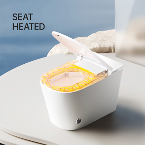 Watermark Europa EE. UU. Washdown Siphonic Inodoro Estilo moderno Asiento montado en el piso Calefacción Bidé Inodoro inteligente Inodoro Wc inteligente - Product Image 3