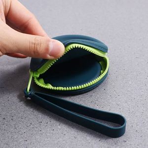 Custom Cute Kawaii Round Silicone Rubber <b>Key</b> Bag Mini Small <b>Purse</b> Pouch for Women Ladies Girls Unique Kid Gift - Product Image 5