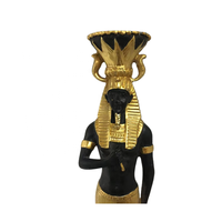 Figurine en résine Sculpture ancienne -- Statue en résine égyptienne vintage Néfertiti Statue de tête de reine égyptienne --