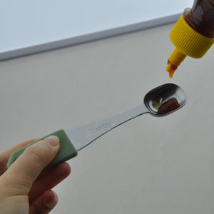 Ensemble de Mesure Magnétique Complet en Acier Inoxydable : Tasses et Cuillères de Mesure pour Cuisine, Aliments Secs et Humides, Cuillères Carrées pour Pâtisserie - Mu-14Set - Product Image 4