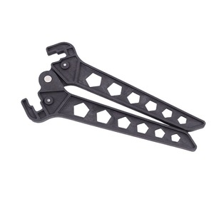 Soporte de suelo plegable de plástico para arco en forma de ocho, portátil, ambidiestro, equipo de tiro con arco - Product Image 3