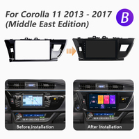 Usine 32g universel Android Carplay multimédia autoradio lecteur Dvd pour Corolla 11 moyen-orient 2013-2017
