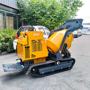 Giá tốt nhất 300L xi măng trộn Máy Nhà Máy Giá TRỘN BÊ TÔNG với cao su theo dõi tự tải - Product Image 3