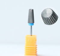 5 en 1 Embouts de ponceuse à ongles en carbure professionnels pour cuticules, pour ongles en acrylique et en gel, usage domestique et professionnel