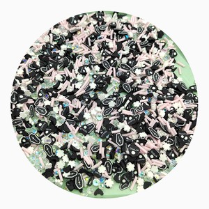 Rodajas de Arcilla Polimérica con Diseño de Flor de Cerezo Rosa <span class=keywords><strong>Oujia</strong></span>, Temática de Halloween, para Slime, Uñas y Rellenos de Globos de Nieve - Product Image 2