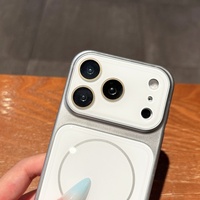Nouvelle coque de téléphone minimaliste transparente avec grande fenêtre pour appareil photo pour iPhone 17 Pro Max 16 Pro Max – Housse de protection