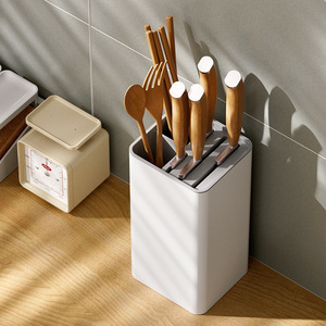 Magnetic Knife Holder 10 Pcs Pet Material Multifunctional Square <b>Kitchen</b> Storage Rack For Knife And Utensil Organization - Product Image 2