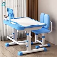 Table d'étude réglable pour enfants, utilisation à domicile, mobilier ergonomique pour chambre d'enfant, ensemble table et chaise d'étude pour enfants