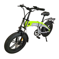 Vélo à neige électrique haute puissance Arrow Wolf 20 pouces, double moteur, cadre en alliage d'aluminium, 7 vitesses, jusqu'à 25 km/h, 48V, 50-60 Nm de couple