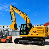 Excavatrice hydraulique Caterpillar 320D d'occasion, 20 tonnes, capacité de godet de 1,0 m³, à vendre pour l'exploitation minière, le terrassement et les travaux de fondation