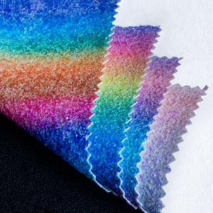 Feuilles de tissu en similicuir PU gaufré effet métallisé brillant pour chaussures, sacs, canapés, meubles et artisanat - Product Image 2