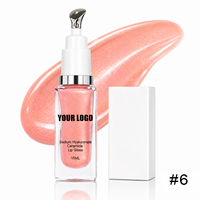 Gloss à lèvres au céramide 10 couleurs hydratant à l'hyaluronate de sodium brillant repulpant soin des lèvres 15ml Vente en gros