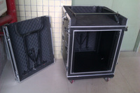Boîtier de rack pour système audio 16U avec flight case, tiroir 2U, rack de mixage 4U, 3 couvercles, boîtier de rack pour amplificateur